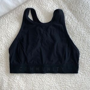 Aritzia Community Black Sports Bra